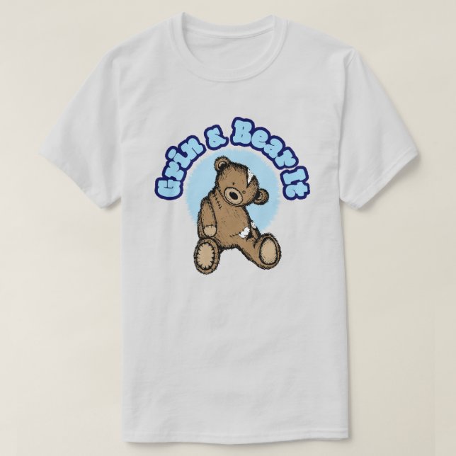 Grin & Bear It T-Shirt (Design Front)