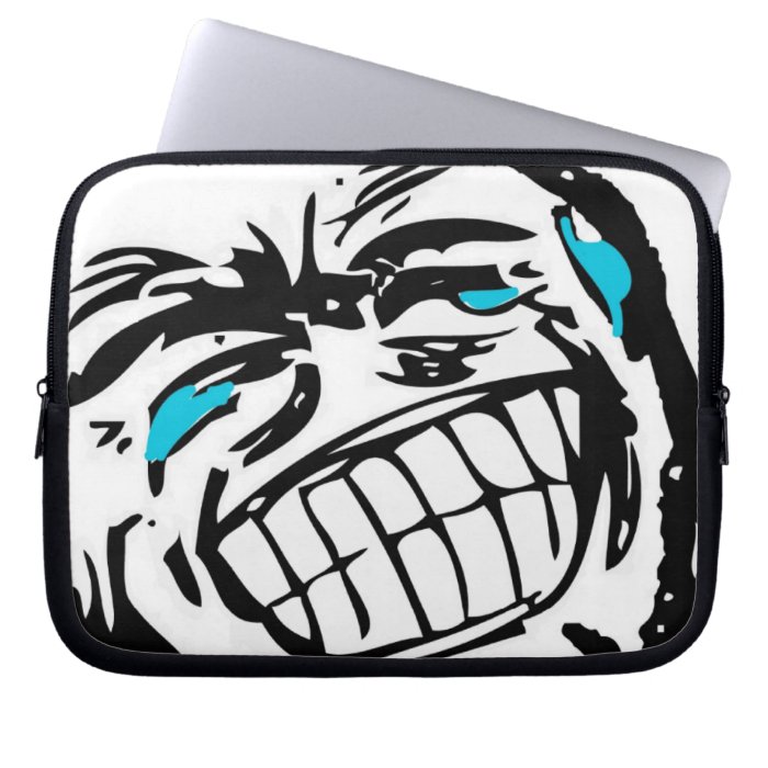 Grin Comic Face Laptop Sleeve