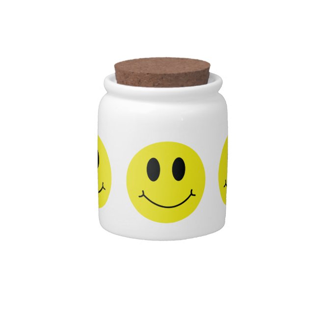 Grin Face Classic Candy Jar (Front)