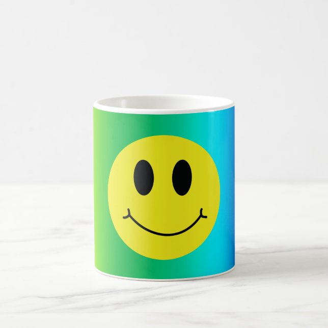 Grin Face Classic TieDye Coffee Mug (Center)