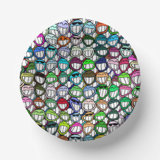 Grin! Paper Plate Bowls