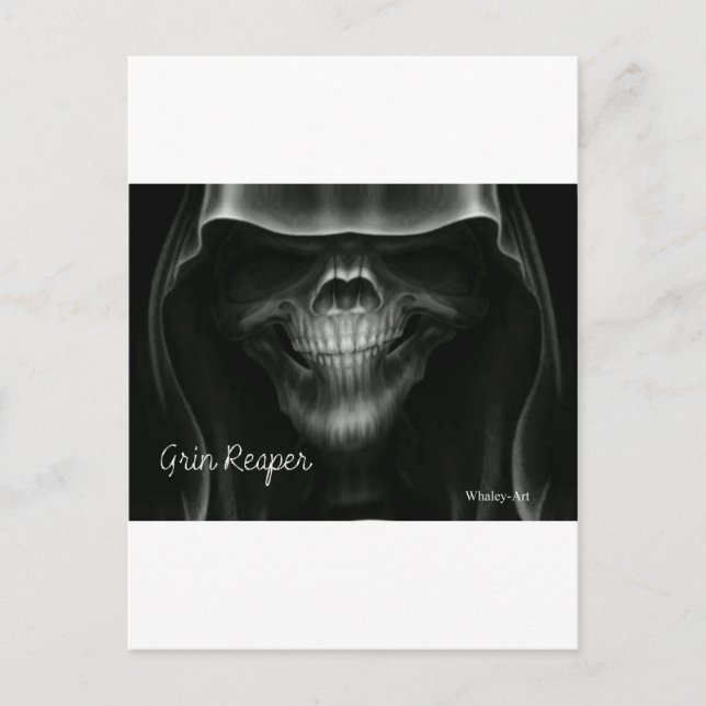 Grin Reaper Postcard (Front)