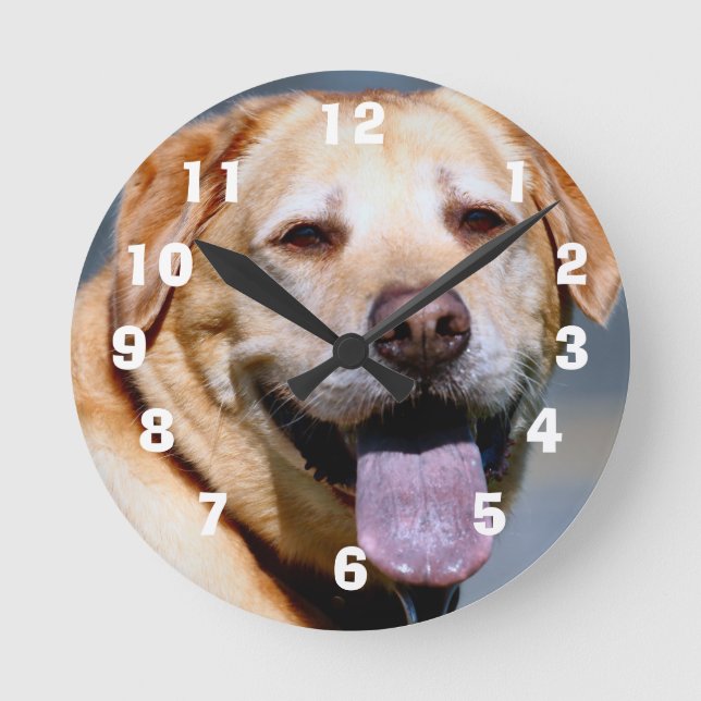 Grin Round Clock (Front)
