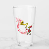 Grinch Blowing the Merry Grinchmas Horn