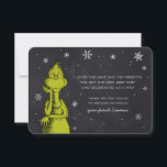 Grinch Chalkboard Birthday<br><div class="desc">Thank all your family and friends for coming to your child's  Birthday Party this year with these cute Grinch Birthday thank you cards. Personalize by adding a custom thank you message.</div>