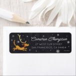 Grinch Chalkboard Birthday Label<br><div class="desc">Add this fun Dr. Seuss Grinch's Max return address label to any envelope.</div>