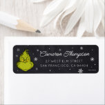 Grinch Chalkboard Birthday Label<br><div class="desc">Add this fun Dr. Seuss Grinch return address label to any envelope.</div>