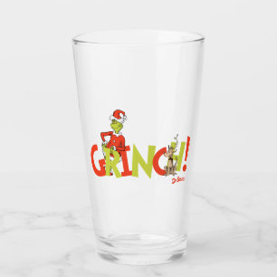 Grinch! Character Logo Graphic Glass