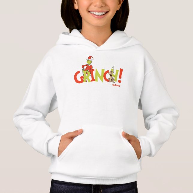 Grinch! Character Logo Graphic Hoodie (Front)