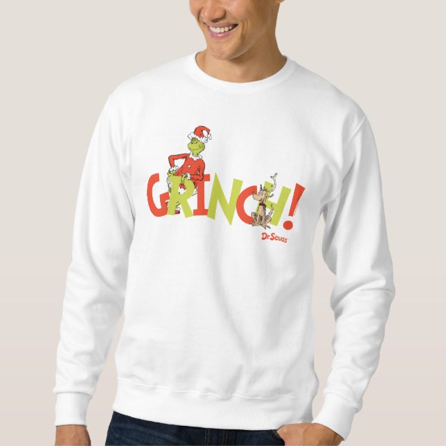 Grinch! Character Logo Graphic Sweatshirt (Front)