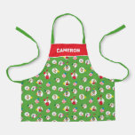 Grinch | Christmas Dot Pattern Apron
