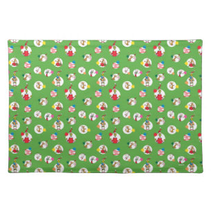 Grinch   Christmas Dot Pattern Cloth Placemat