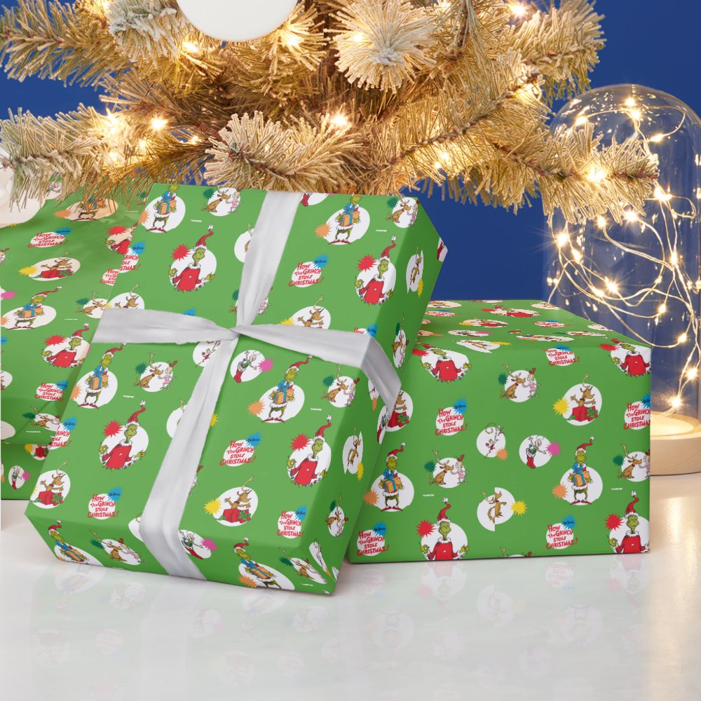 Disover Funny character | Christmas Dot Pattern Wrapping Paper
