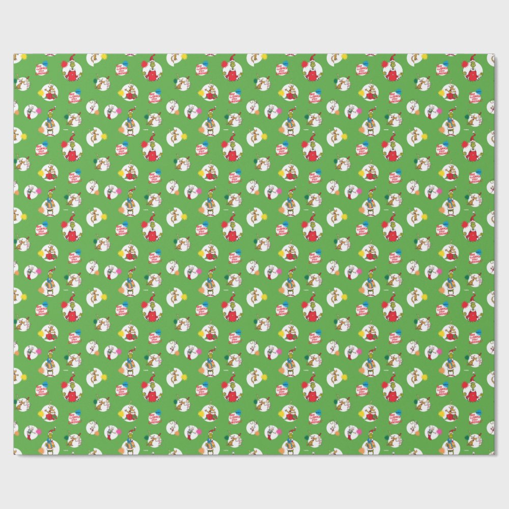 Discover Funny character | Christmas Dot Pattern Wrapping Paper
