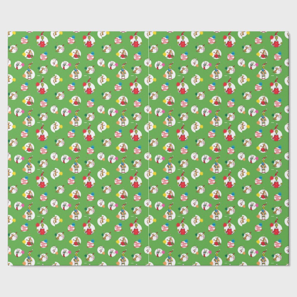 Discover Funny character | Christmas Dot Pattern Wrapping Paper