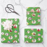 Grinch | Christmas Dot Pattern Wrapping Paper Sheets