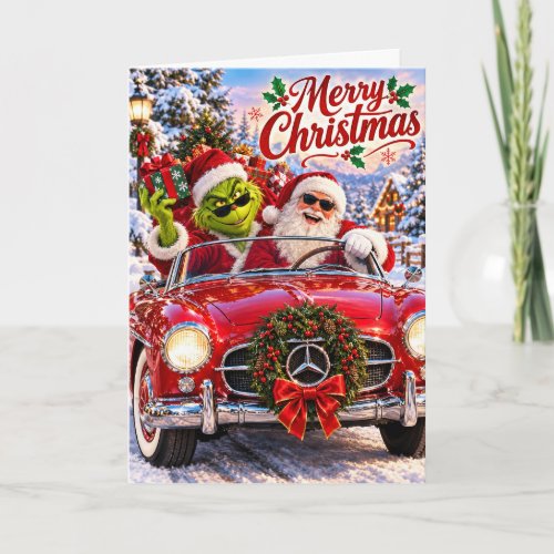 Grinch Christmas Holiday Card