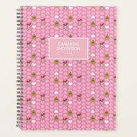 Grinch & Cindy-Lou Pink Heart Pattern