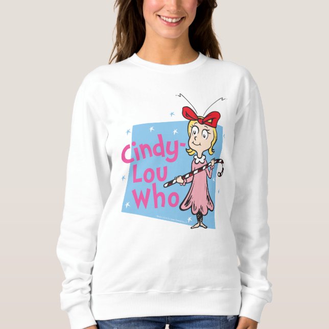 Grinch | Cindy-Lou Who - Candy Cane Sweatshirt (Front)