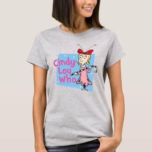 Grinch  Cindy_Lou Who _ Candy Cane T_Shirt