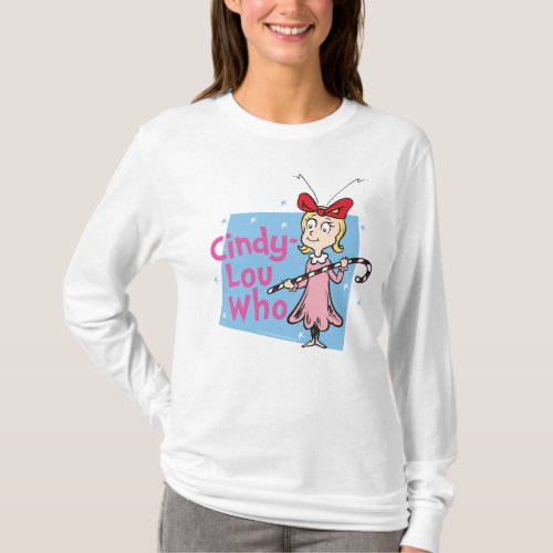 Grinch  Cindy_Lou Who _ Candy Cane T_Shirt