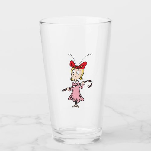 Grinch  Cindy_Lou Who _ Holding Candy Cane Glass