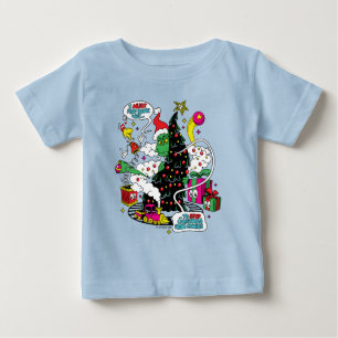 Grinch Colorful Christmas Graphic Baby T-Shirt