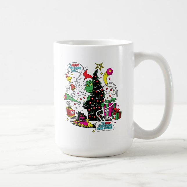Grinch Colorful Christmas Graphic Coffee Mug (Right)