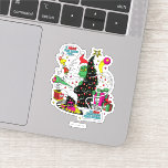 Grinch Colorful Christmas Graphic Sticker<br><div class="desc">The holidays will not be complete without Grinch!  HOW Grinch STOLE CHRISTMAS is a classic story of a town called Who-ville and how the Christmas spirit can melt even the coldest of hearts.</div>