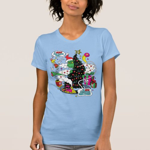 Grinch Colorful Christmas Graphic T_Shirt