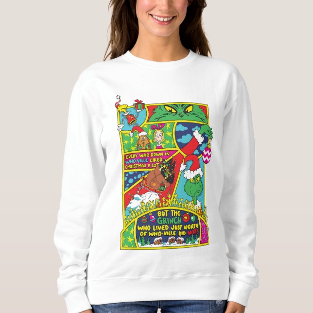 Grinch | Comic Graphic Sweatshirt (Front)
