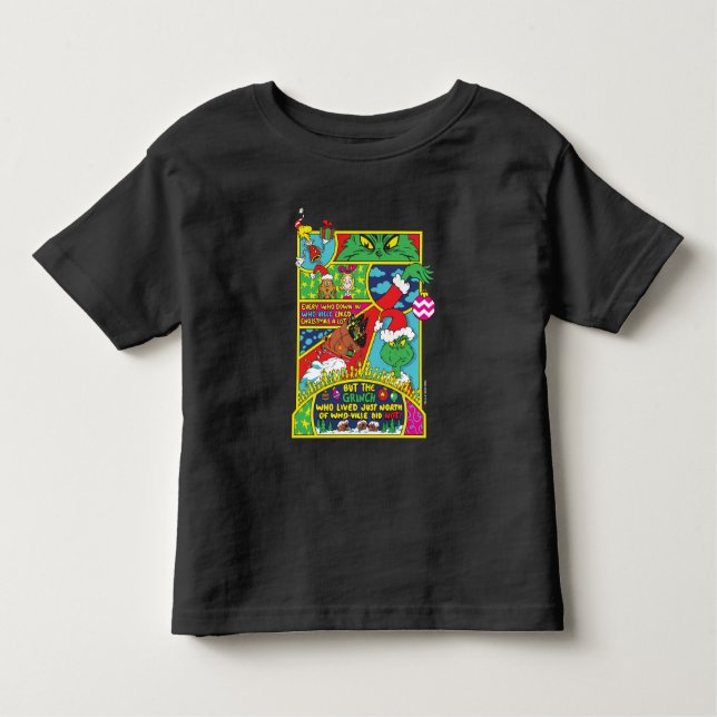 Grinch | Comic Graphic Toddler T-shirt (Front)