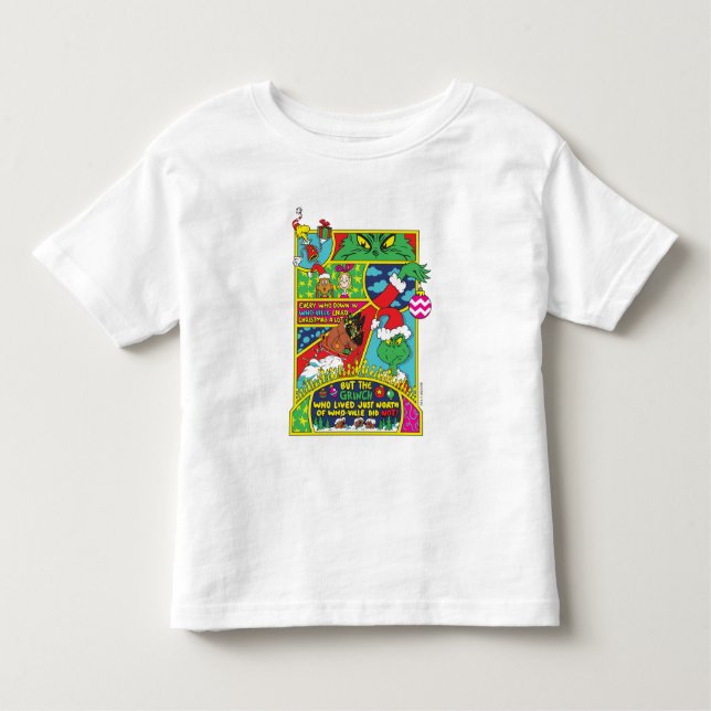 Grinch | Comic Graphic Toddler T-shirt (Front)