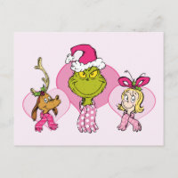 Grinch Crew in Pink Valentine's Portrait