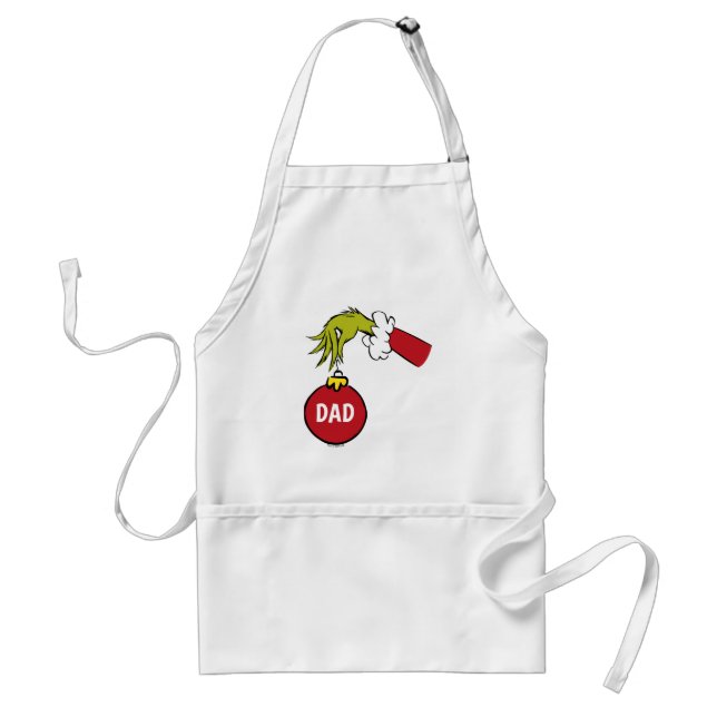 Grinch | Dad Adult Apron (Front)