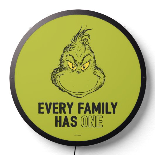 Grinch | Every Family Has One LED Sign (Lights Off)