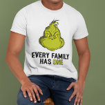 Grinch | Every Family Has One Tri-Blend Shirt<br><div class="desc">Celebrate the holiday season with this "Every Family Has One" Grinch t-shirt. Featuring a fun and humorous design, this shirt is perfect for anyone who knows that one family member who is a little like the Grinch—mischievous, funny, and maybe a bit grumpy. Inspired by the beloved Dr. Seuss classic How...</div>