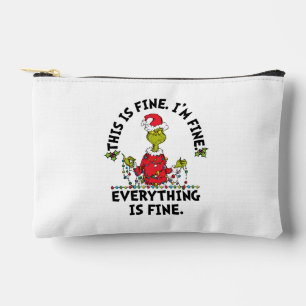 Grinch Everything is Fine Accessory Pouch