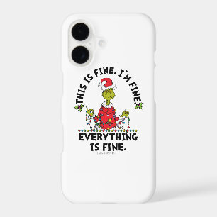 Grinch Everything is Fine iPhone 17 Case