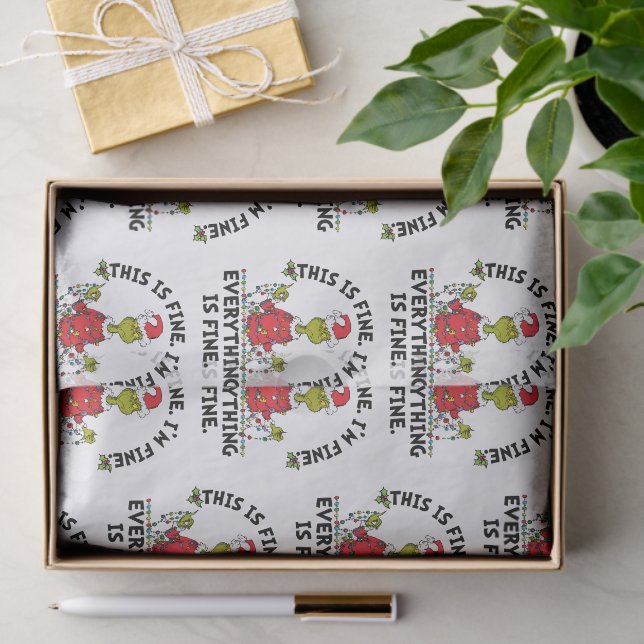 Grinch | Everything is Fine Tissue Paper (Gift)