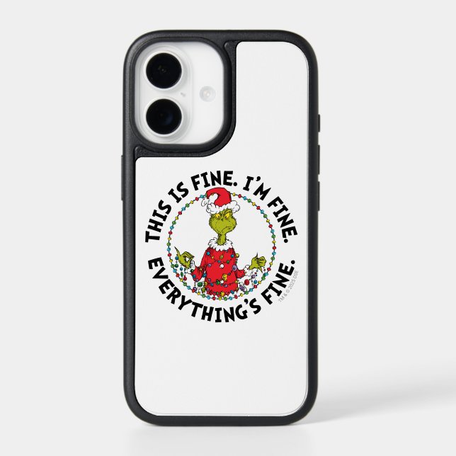 Grinch | Everything's Fine Otterbox iPhone Case (Back)