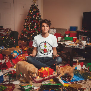 Grinch Everything's Fine Tri-Blend Shirt