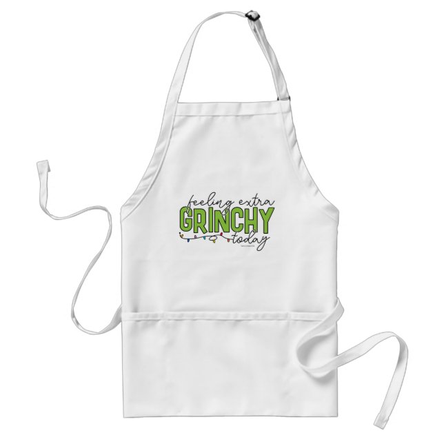 Grinch | Feeling Extra Grinchy Today 4 Adult Apron (Front)