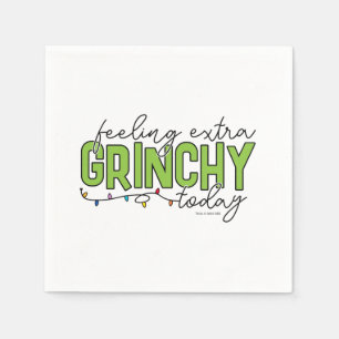 Grinch Feeling Extra Grinchy Today 4 Napkins