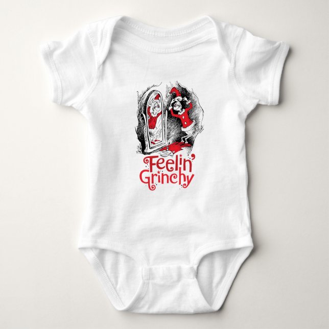 Grinch | Feeling Grinchy Baby Bodysuit (Front)