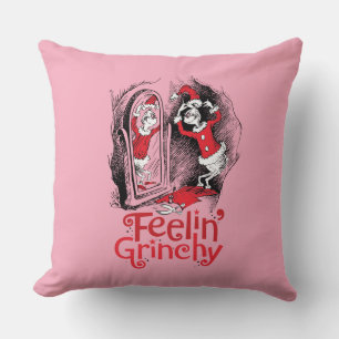 Grinch   Feeling Grinchy Throw Pillow