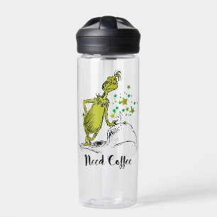 Grinch   Funny Need Coffee Water Bottle