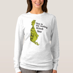 Grinch   Funny Resting Grinch Face T-Shirt