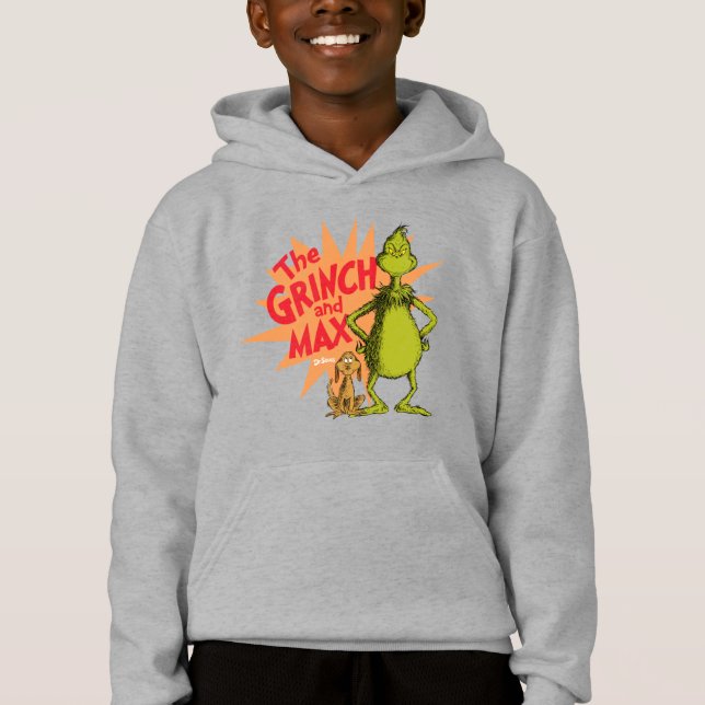 Grinch | Grinch & Max Starburst Hoodie (Front)