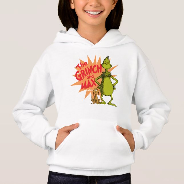 Grinch | Grinch & Max Starburst Hoodie (Front)